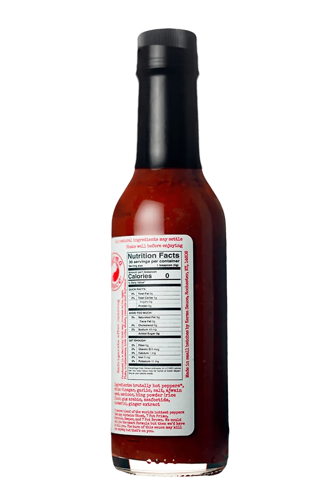 Burn After Eating hot sauce by Karma Sauce Company LLC
