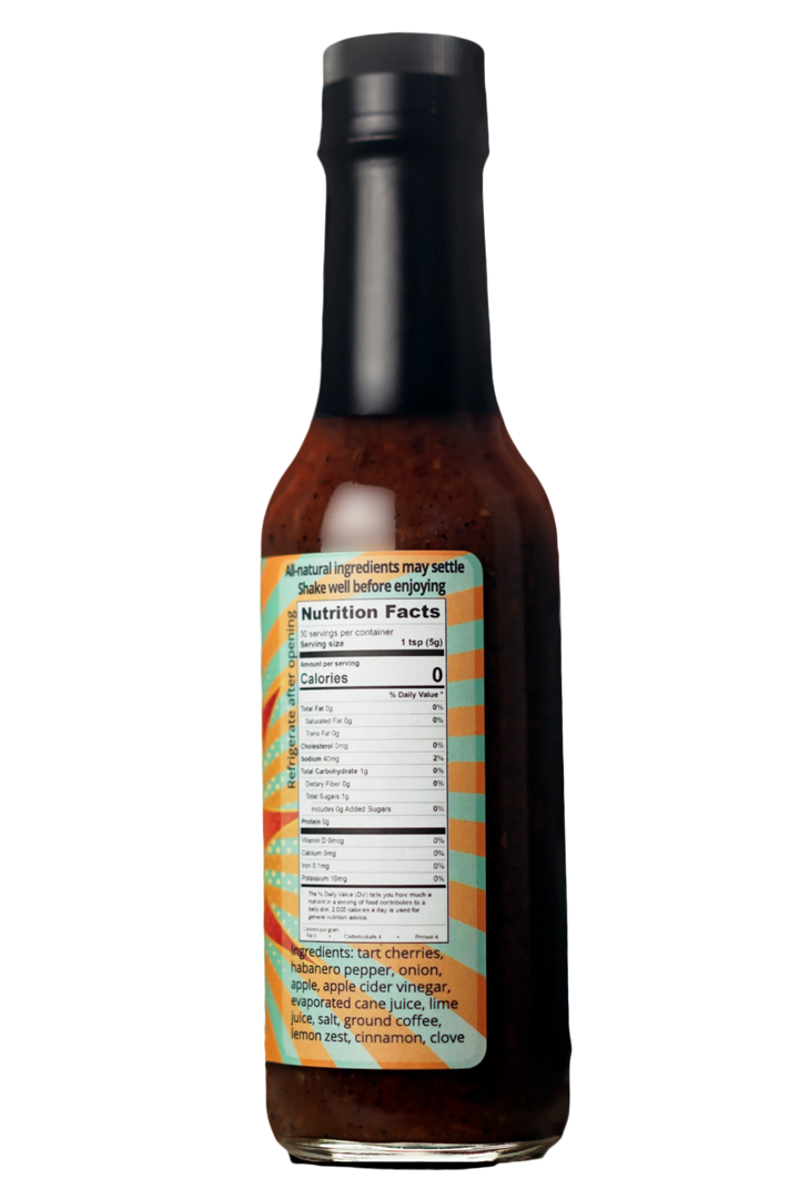 Cherry Bomb hot sauce by Karma Sauce Company LLC