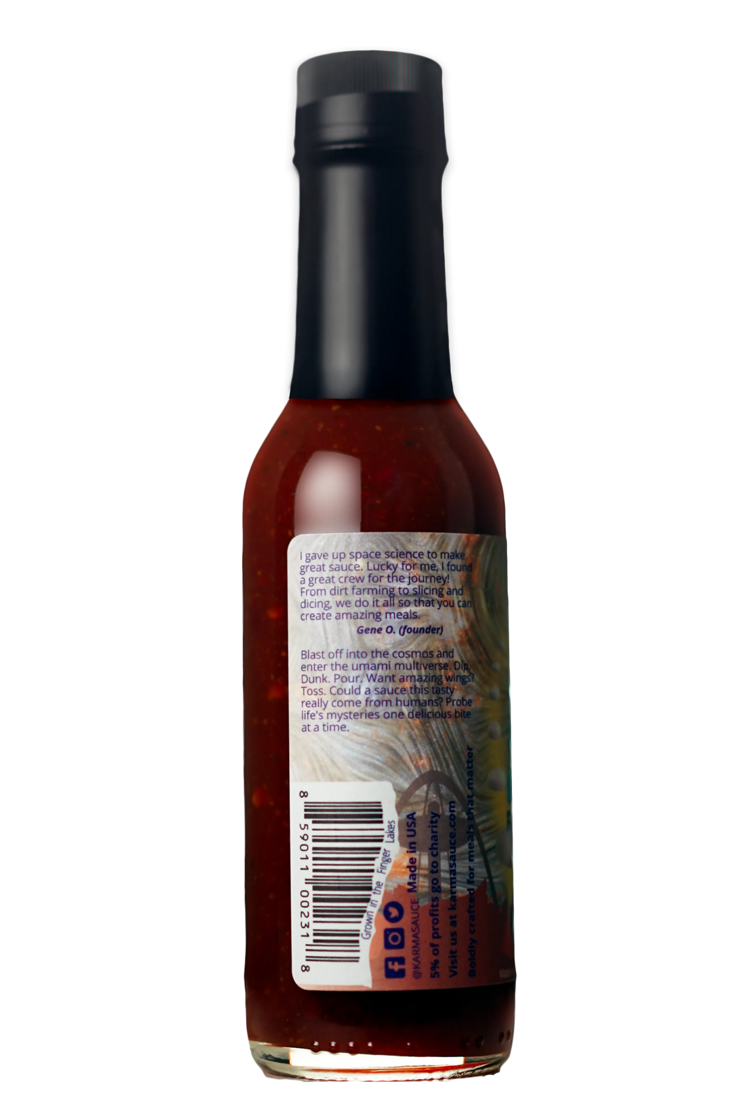 Cosmic Dumpling hot sauce by Karma Sauce Company LLC