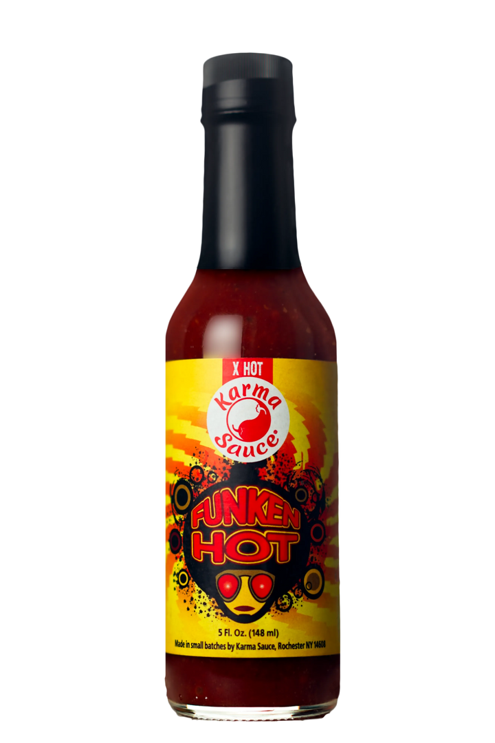 Funken Hot hot sauce by Karma Sauce Company LLC