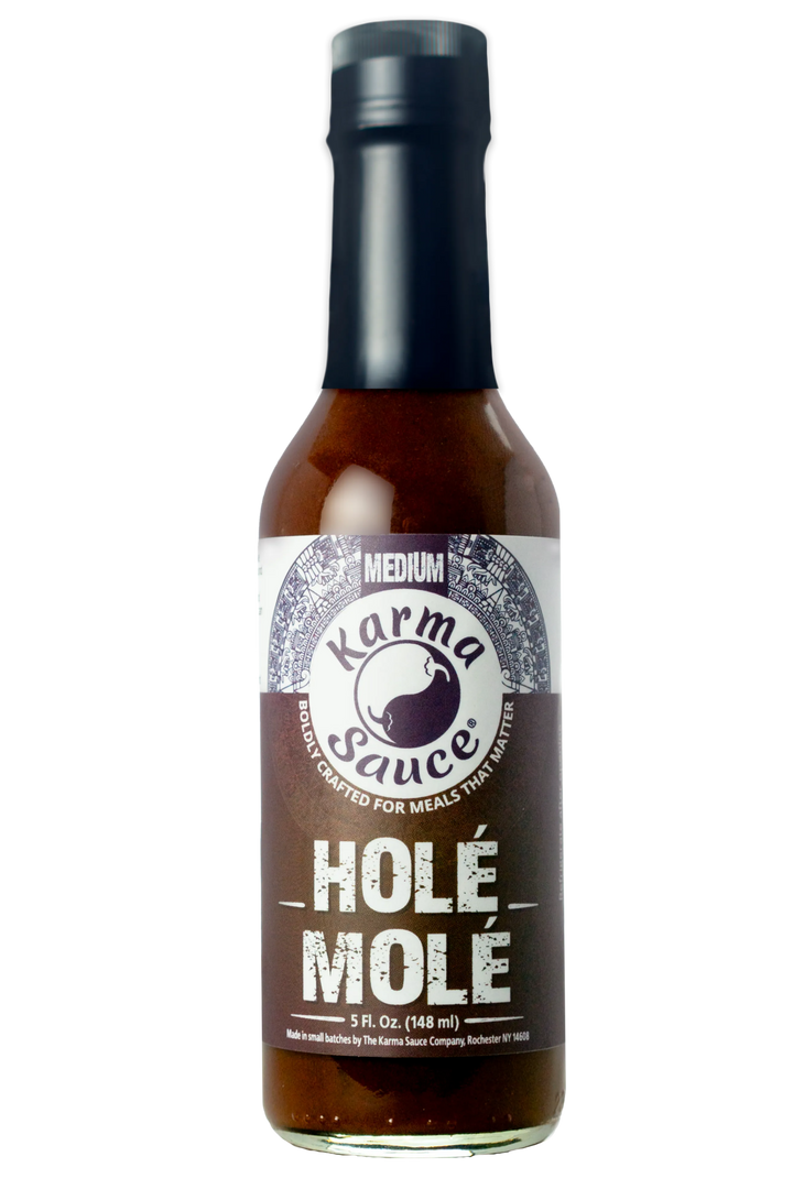 Hole Mole hot sauce by Karma Sauce Company LLC