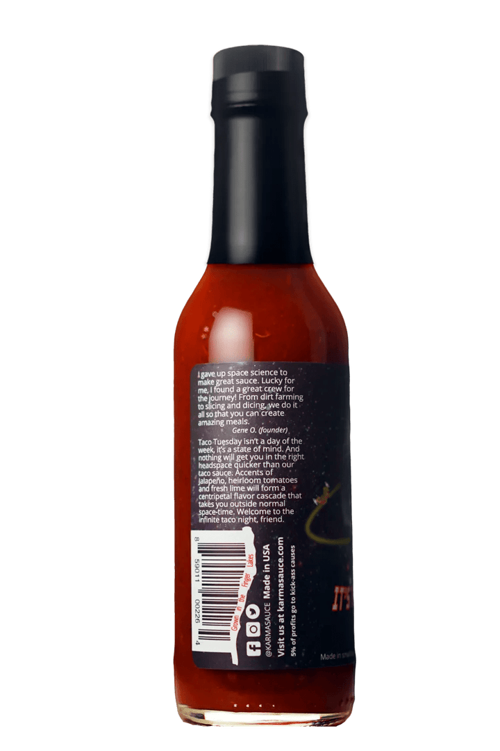 It's Tuesday Somewhere hot sauce by Karma Sauce Company LLC