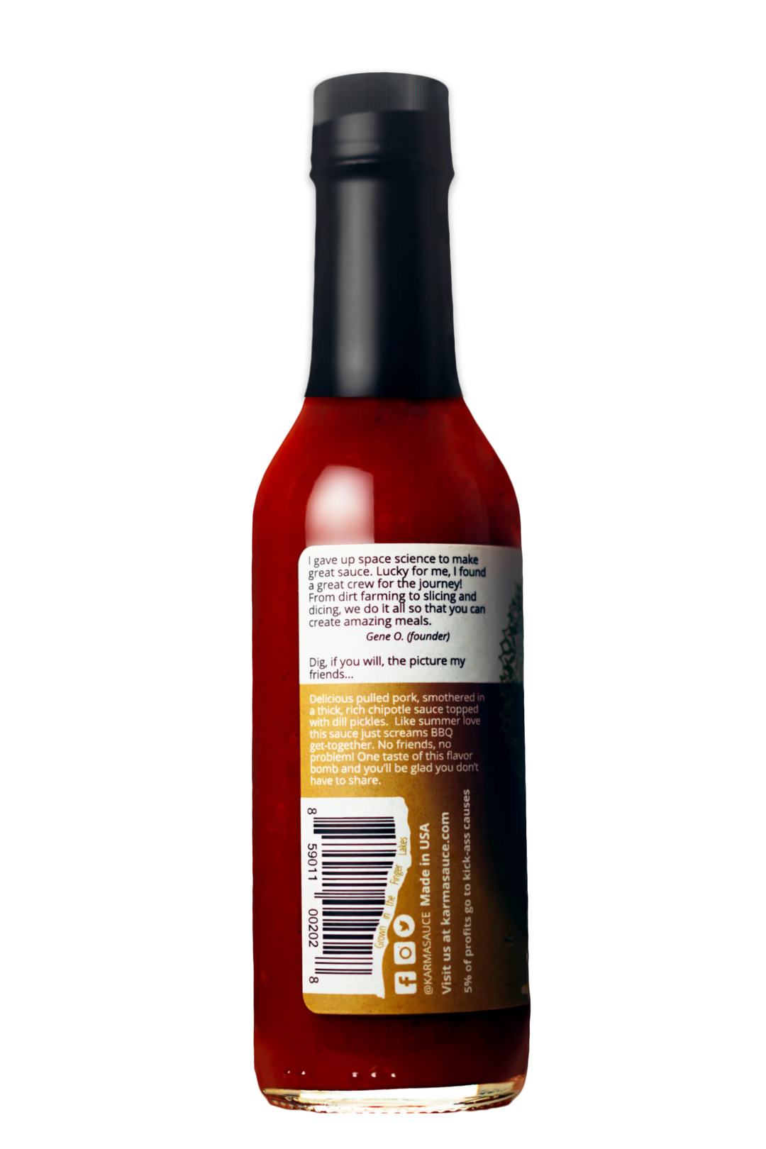 Smokey Karma Sauce hot sauce by Karma Sauce Company LLC