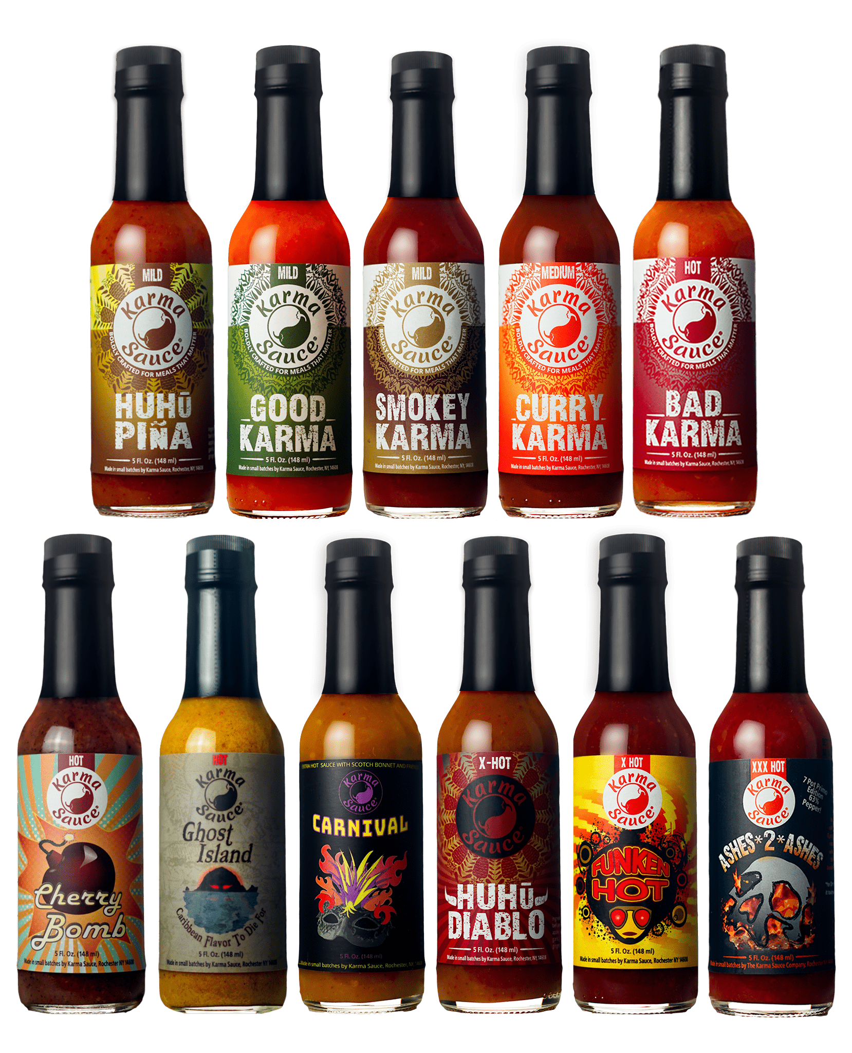 The Gauntlet hot sauce by Karma Sauce Company LLC