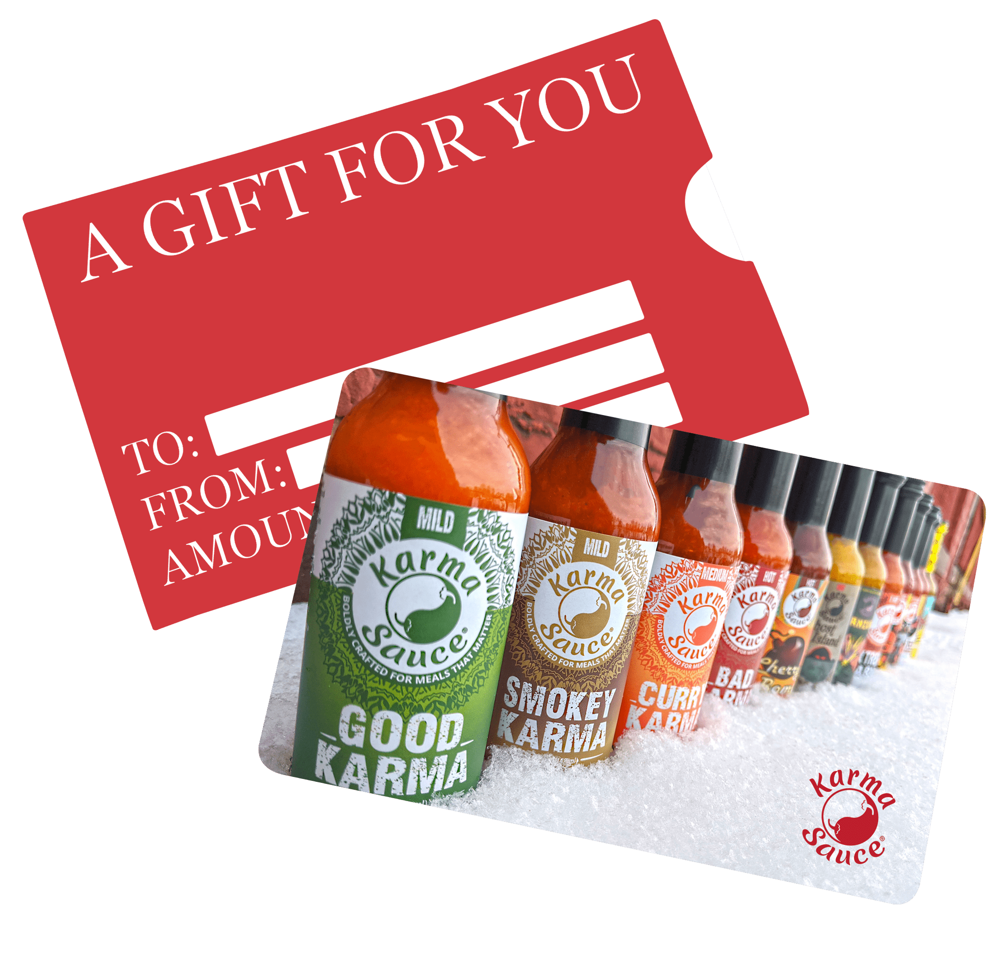 Karma Sauce Gift Card hot sauce by Karma Sauce Company LLC