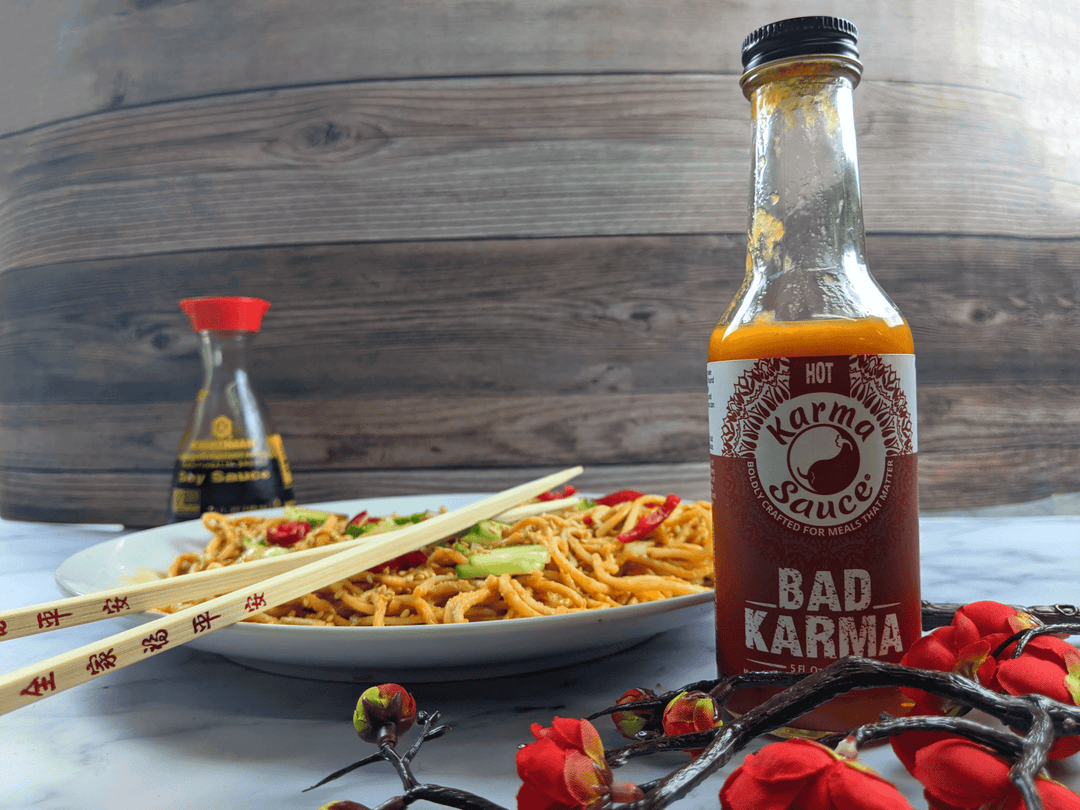 Bad Karma Chilled Peanut Noodles - Karma Sauce Company LLC