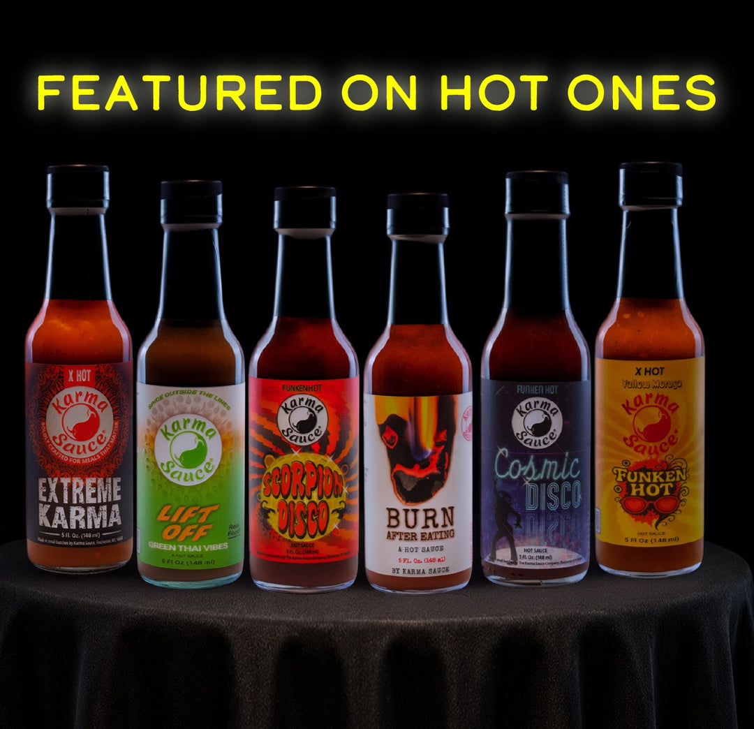 Karma Sauce on Hot Ones: The Complete Archive