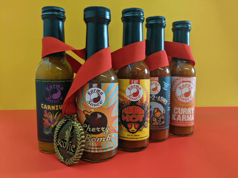Karma Sauce Brings the Heat with Eight Medals at the 2021 Scovie Awards - Karma Sauce Company LLC