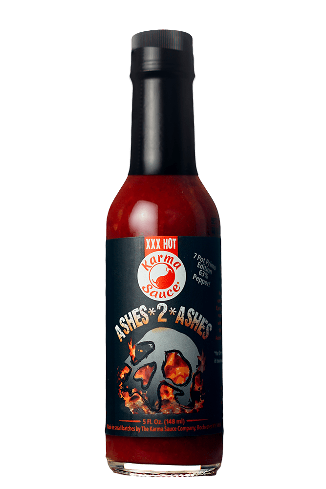 Ashes 2 Ashes hot sauce by Karma Sauce Company LLC