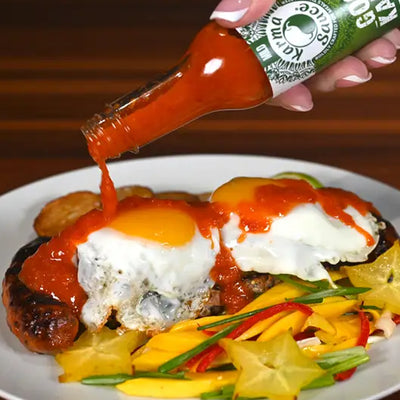 Karma Sauce on food