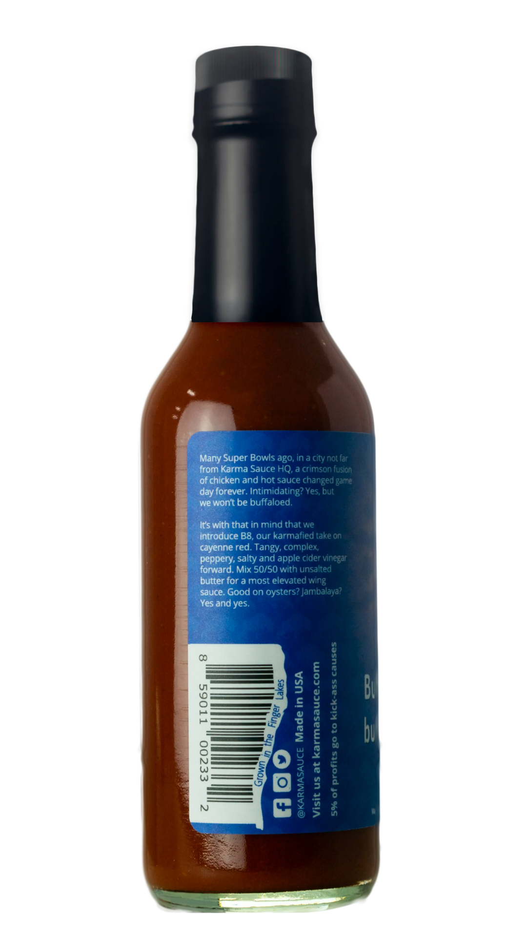 Buffalo (x8) Sauce hot sauce by Karma Sauce Company LLC