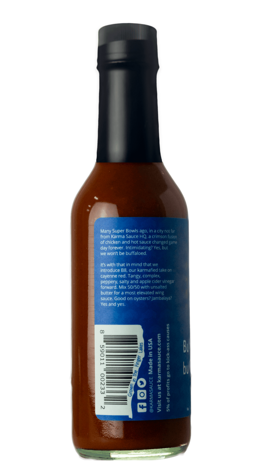 Buffalo (x8) Sauce hot sauce by Karma Sauce Company LLC