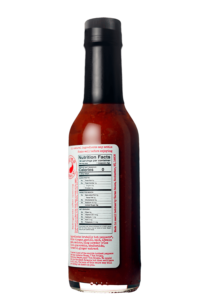 Burn After Eating hot sauce by Karma Sauce Company LLC