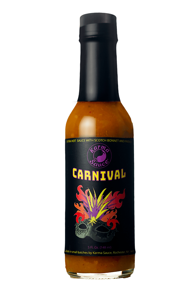 Carnival hot sauce by Karma Sauce Company LLC