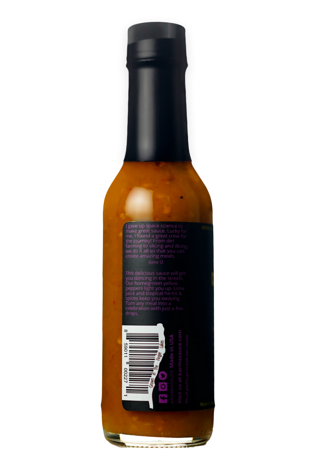 Carnival hot sauce by Karma Sauce Company LLC