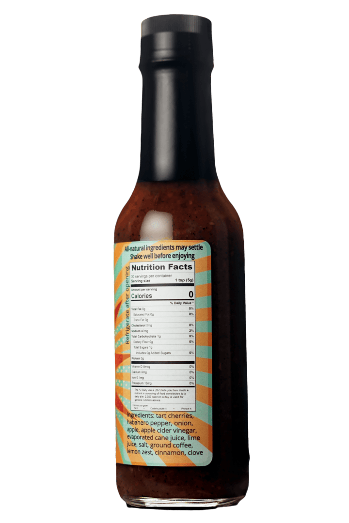 Cherry Bomb hot sauce by Karma Sauce Company LLC