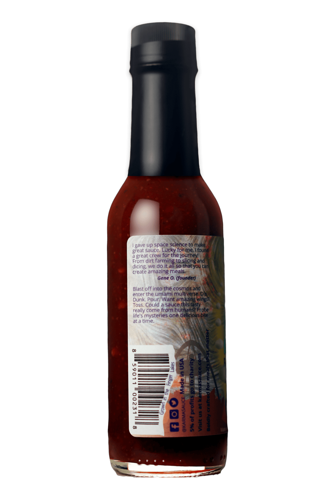 Cosmic Dumpling hot sauce by Karma Sauce Company LLC