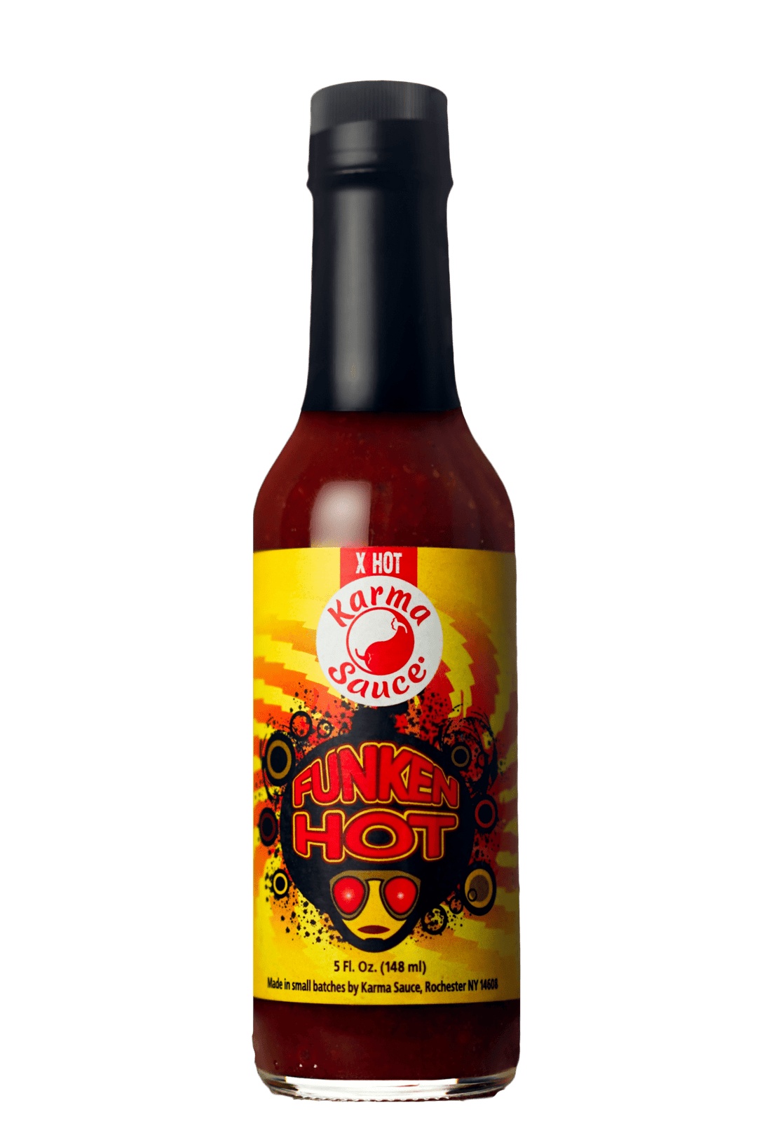 Funken Hot hot sauce by Karma Sauce Company LLC