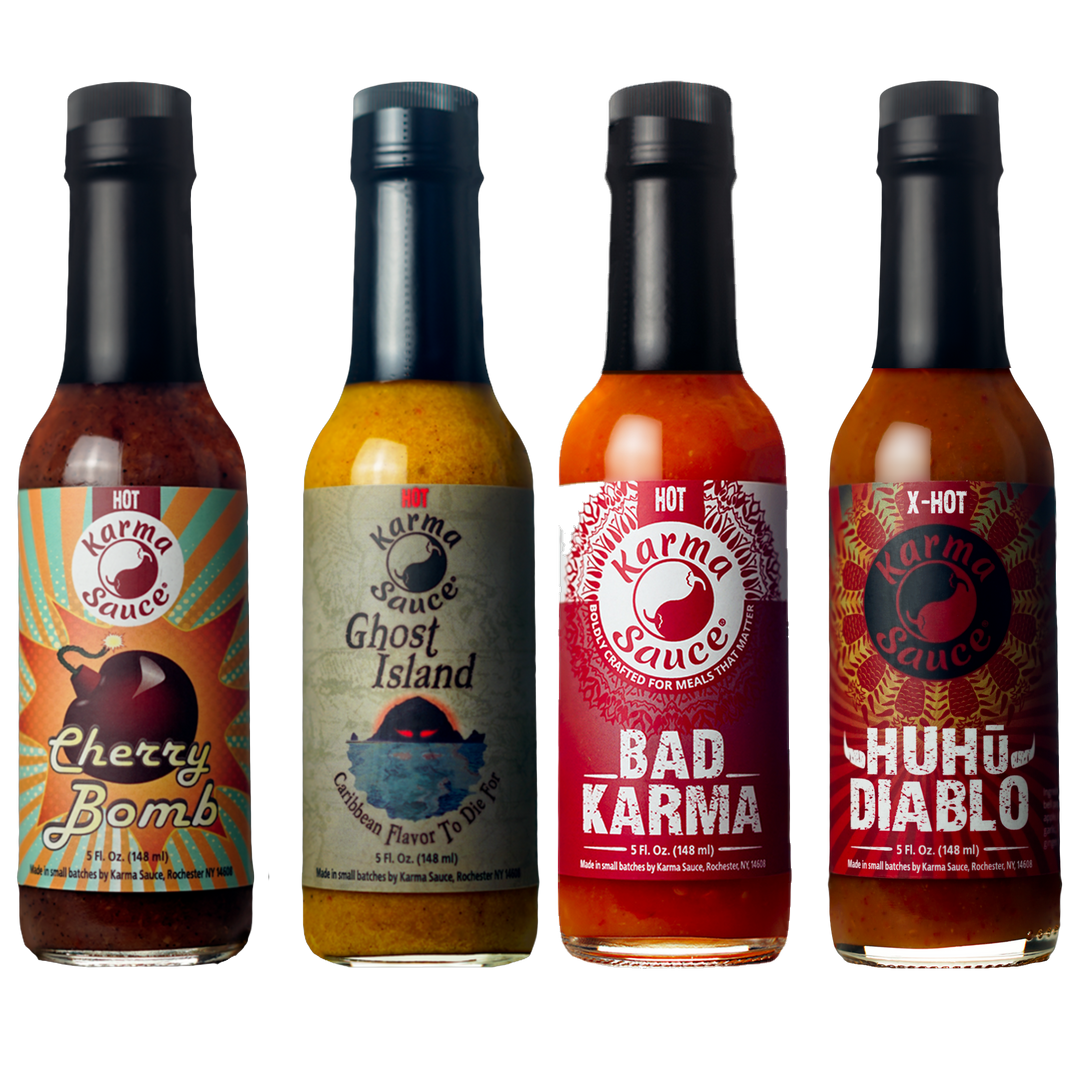 Harder Kit hot sauce by Karma Sauce Company LLC