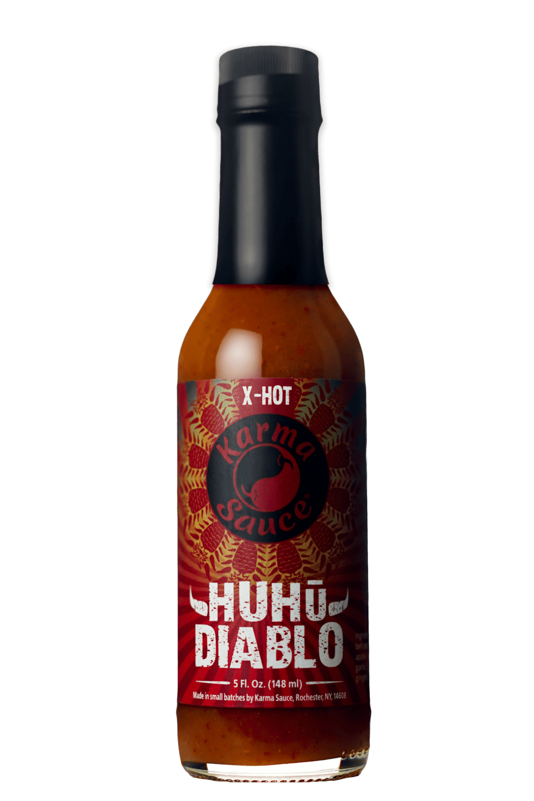 Huhu Diablo hot sauce by Karma Sauce Company LLC
