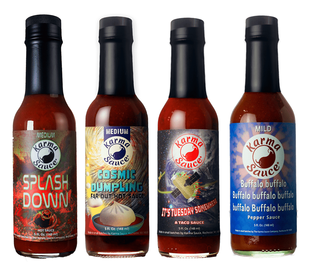 Latest Drops hot sauce by Karma Sauce Company LLC
