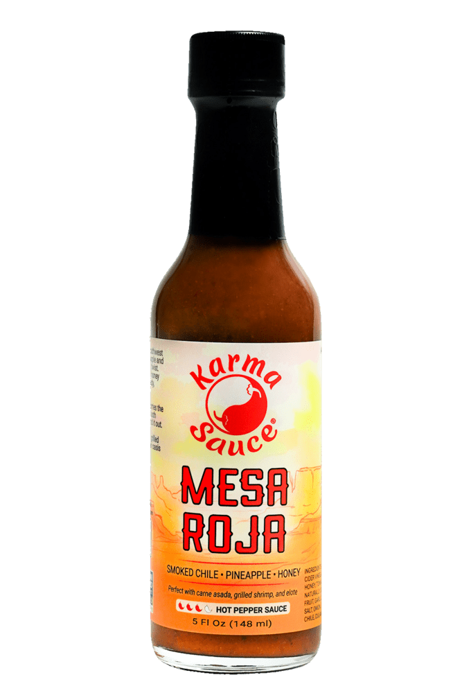 Mesa Roja hot sauce by Karma Sauce