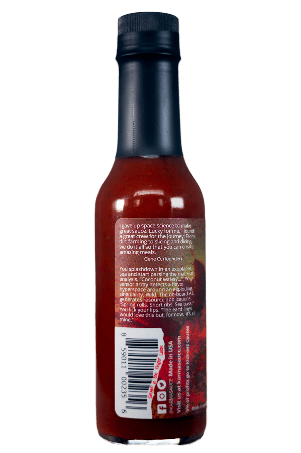 Splash Down hot sauce by Karma Sauce Company LLC