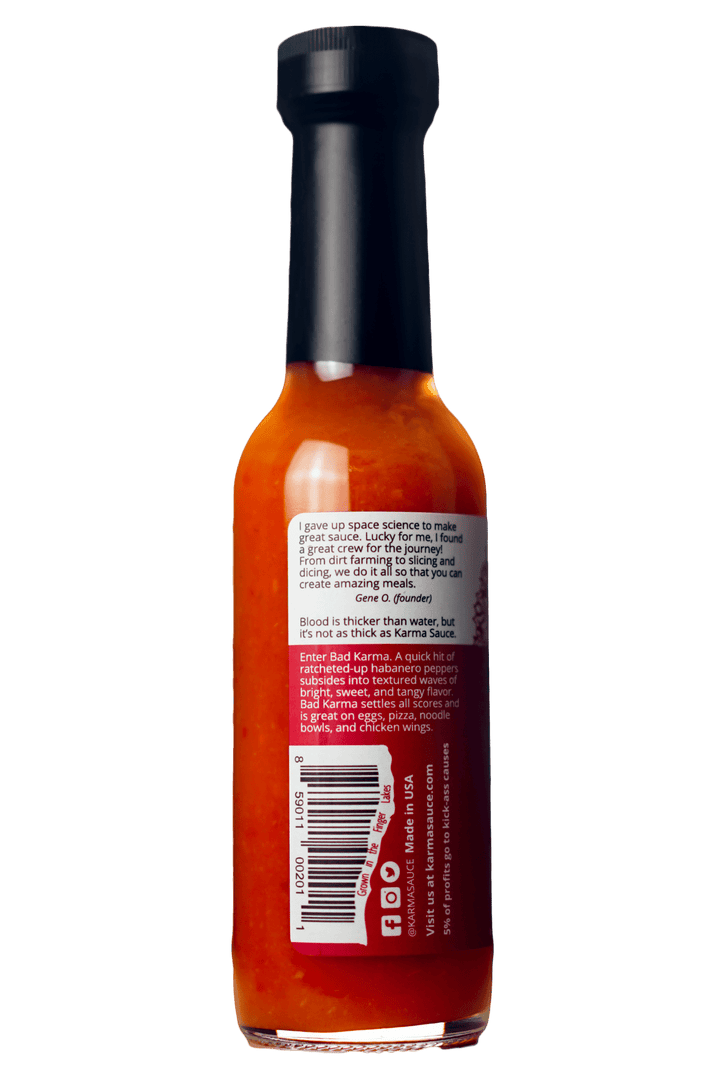Bad Karma Sauce hot sauce by Karma Sauce Company LLC