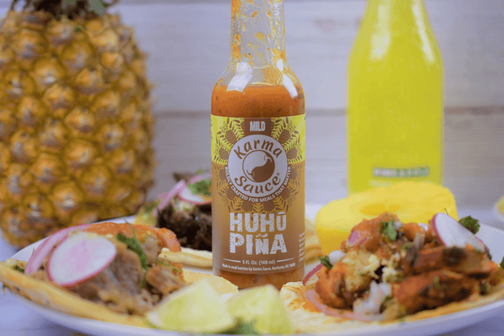 Huhu Pina hot sauce by Karma Sauce Company LLC