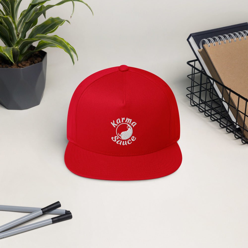 Karma Sauce Flat Bill Cap hot sauce by Karma Sauce Company LLC