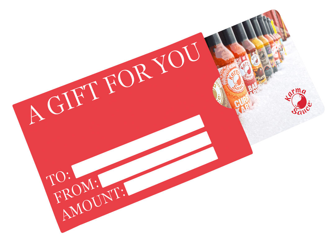 Physical Karma Sauce Gift card hot sauce by Karma Sauce Company LLC